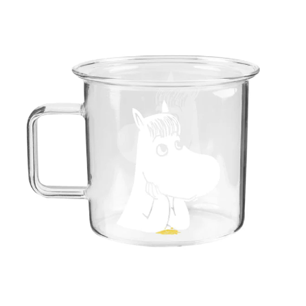 Moomin Glass Mug Clear Snorkmaiden