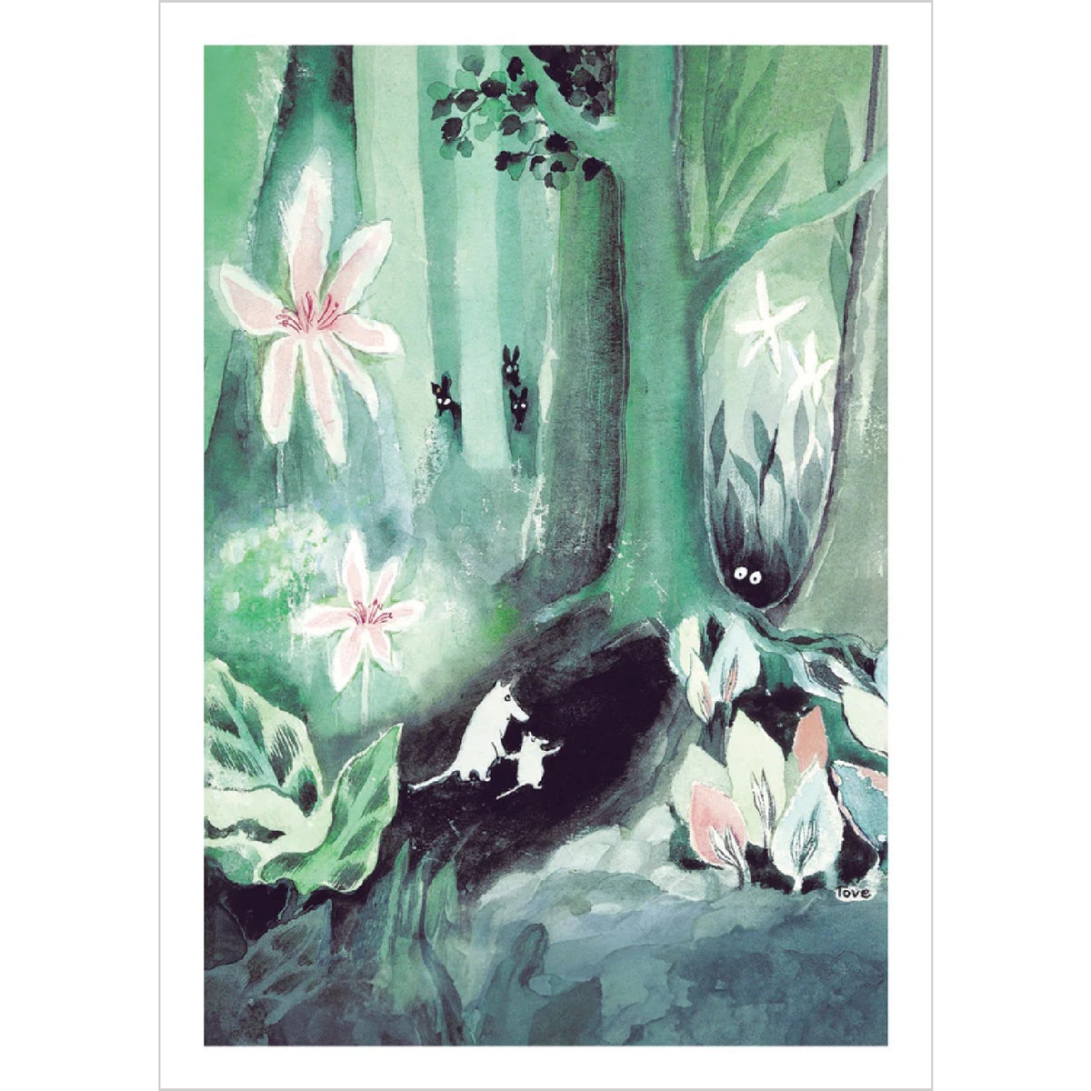 The Moomins And The Great Flood Greeting Card