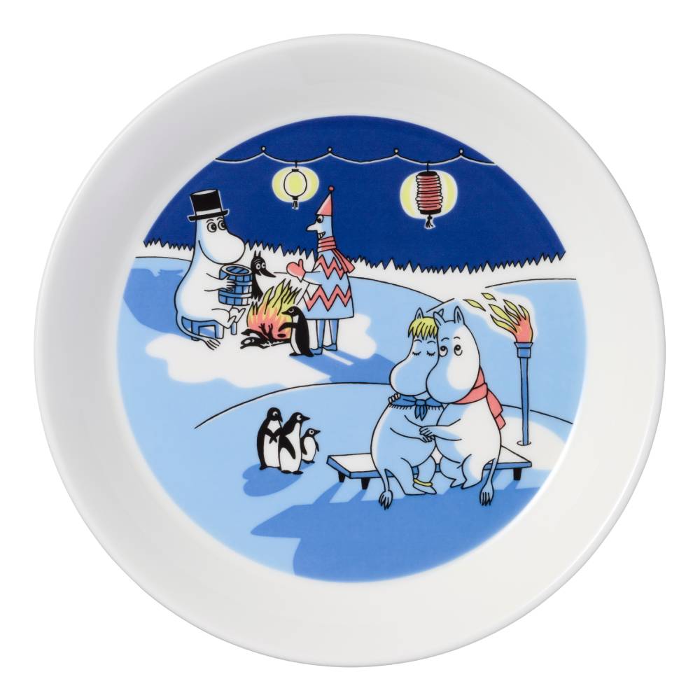 Moomin Collector&#39;s Edition Plates 2-pack 2024: Bonfire &amp; Sailing