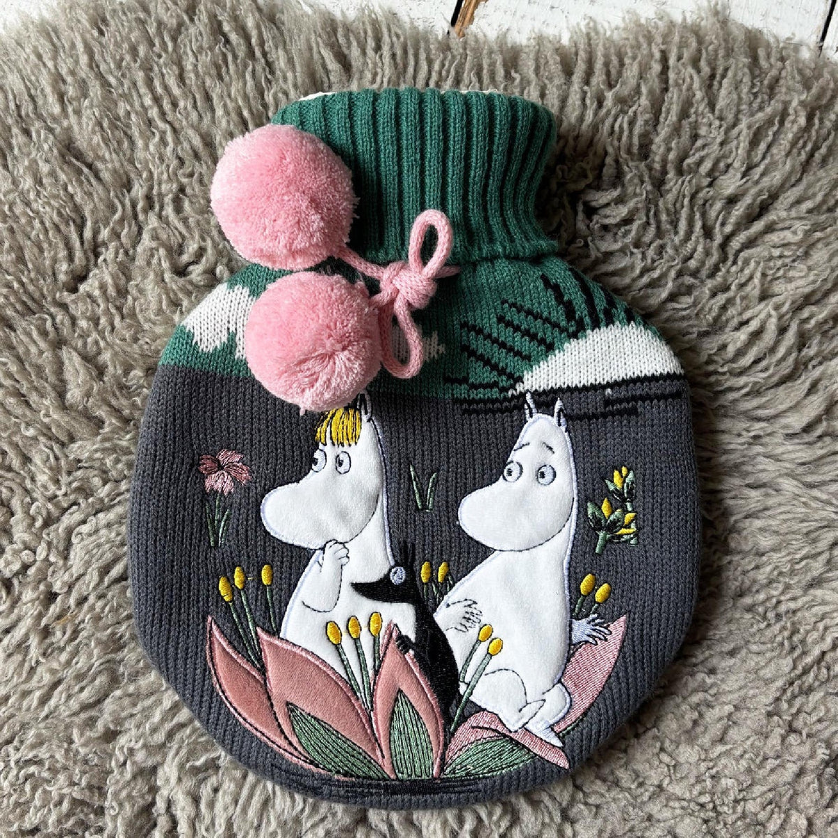 Moomin Hot Water Bottle Lotus