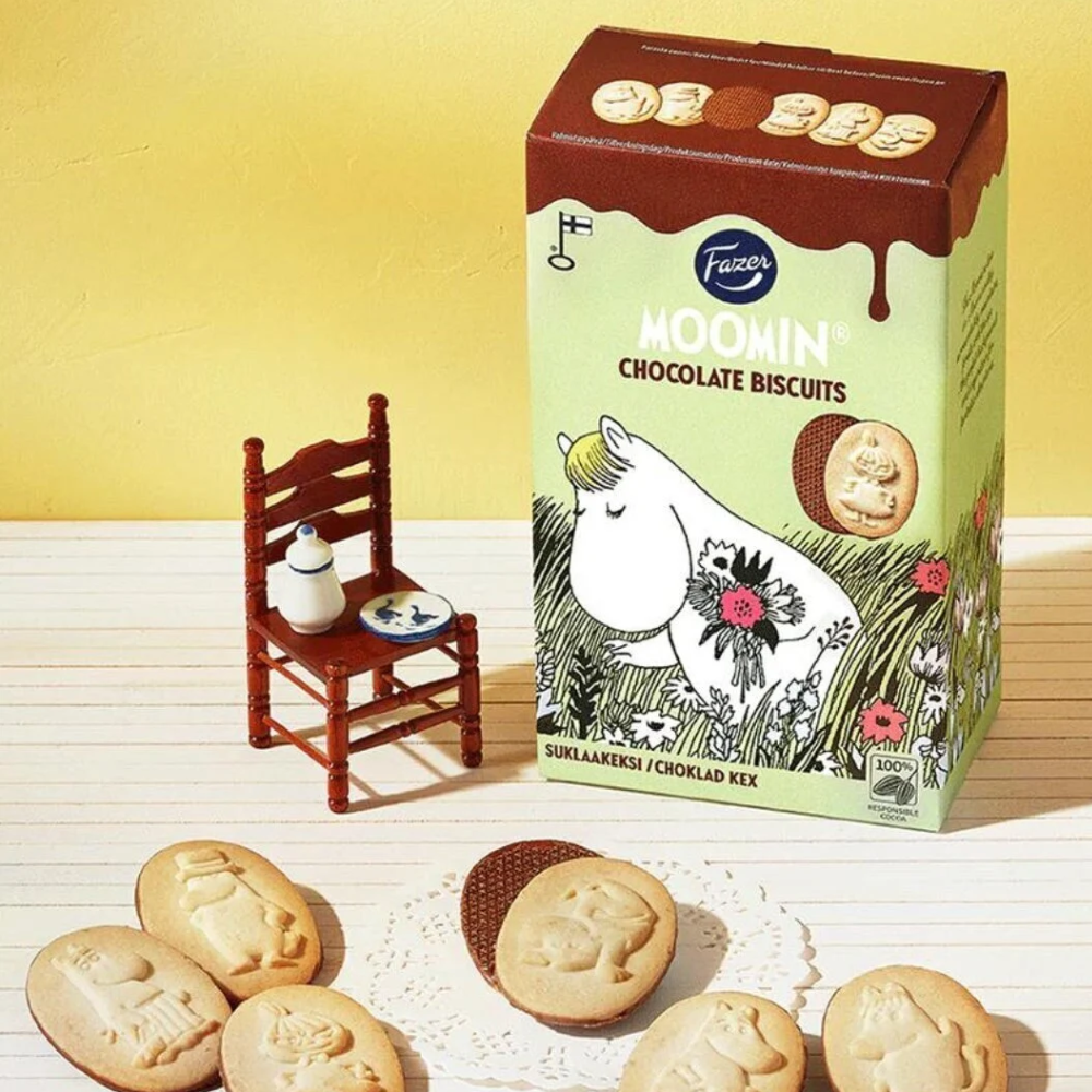Moomin Chocolate Biscuits by Fazer