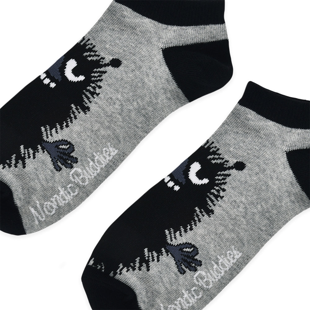 Ankle Socks Stinky Grey/Black