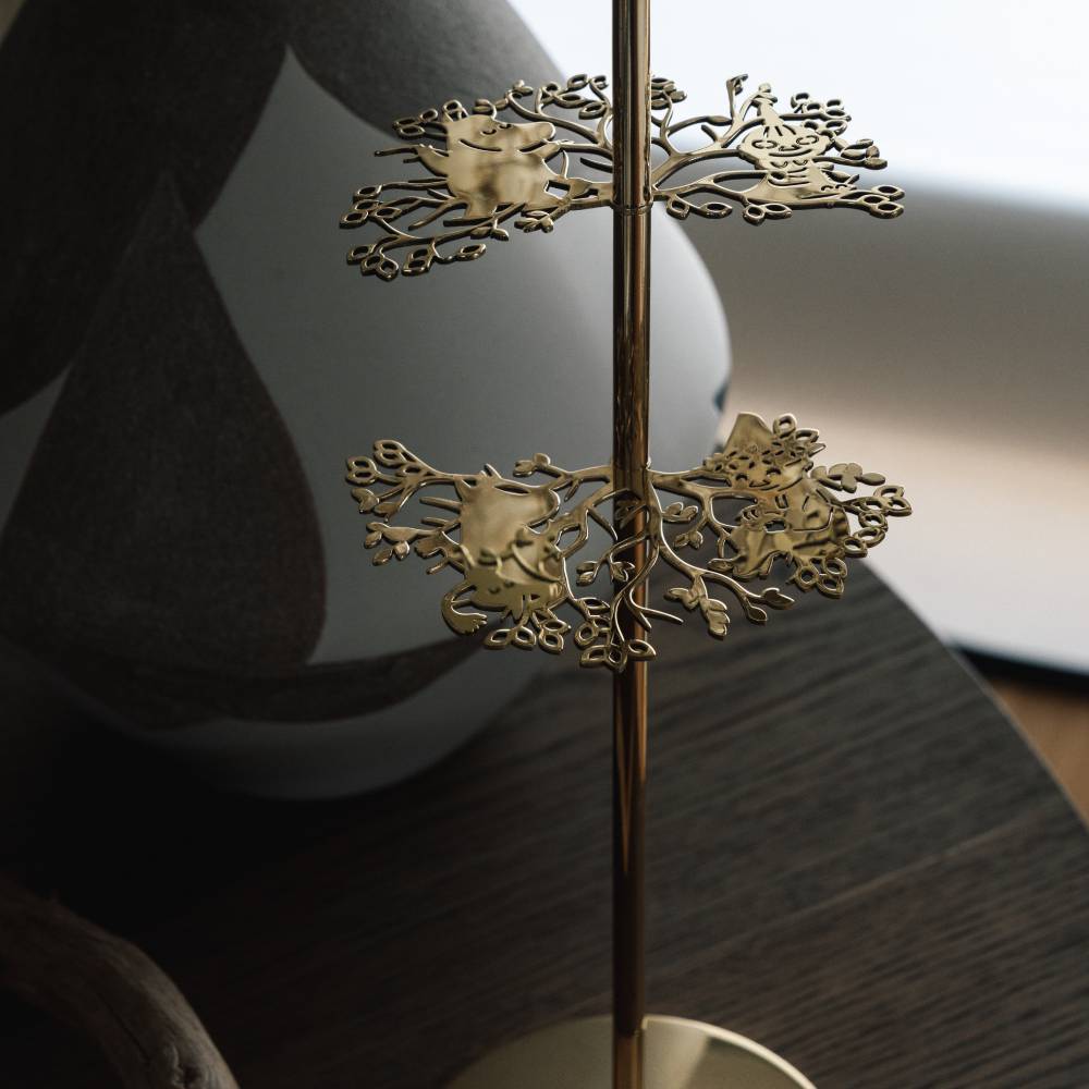 Moomin 80 Candlestick Tall Brass - Hilke