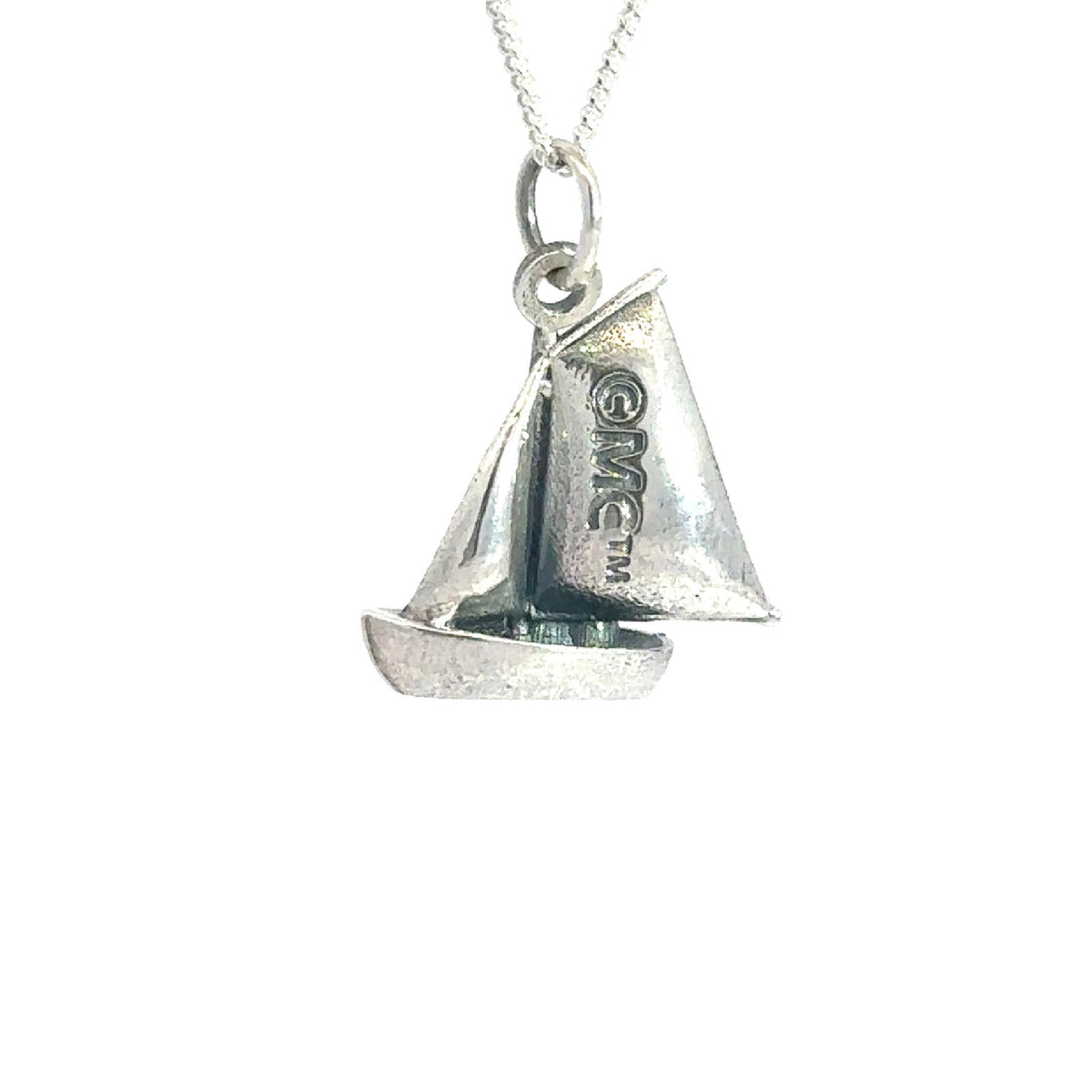 Sailing Boat Necklace (Sterling Silver)