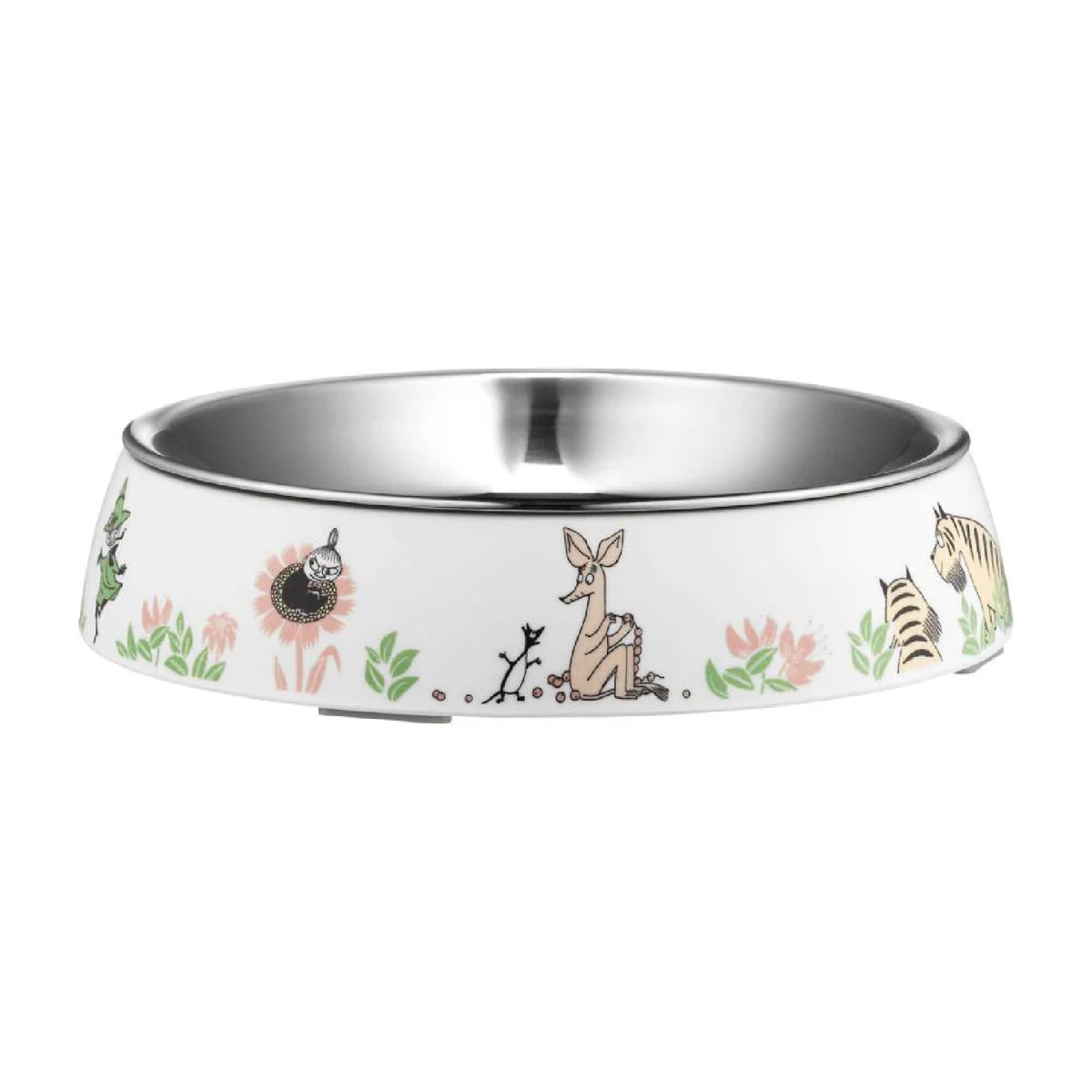 Moomin For Pets Cat Bowl White