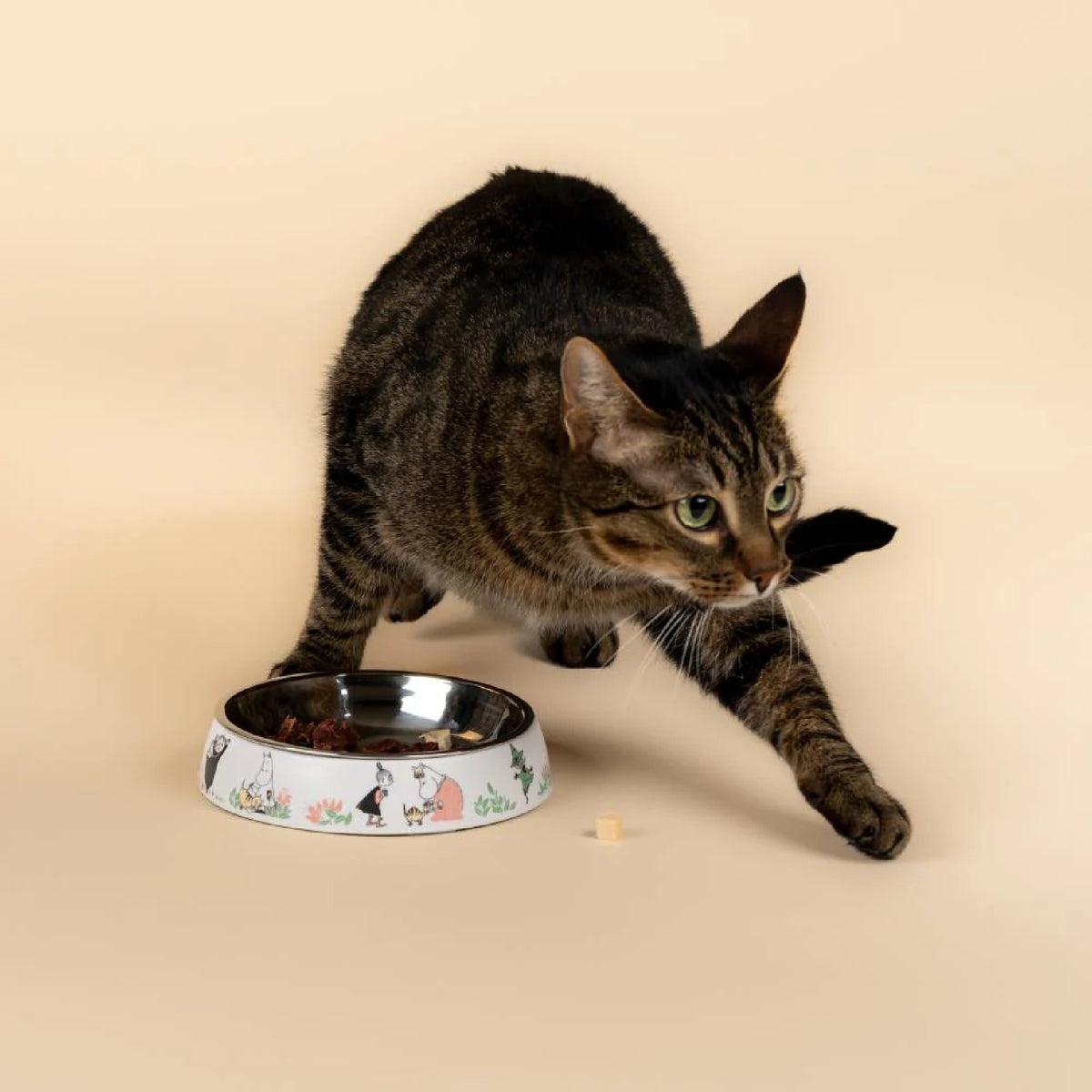 Moomin For Pets Cat Bowl White