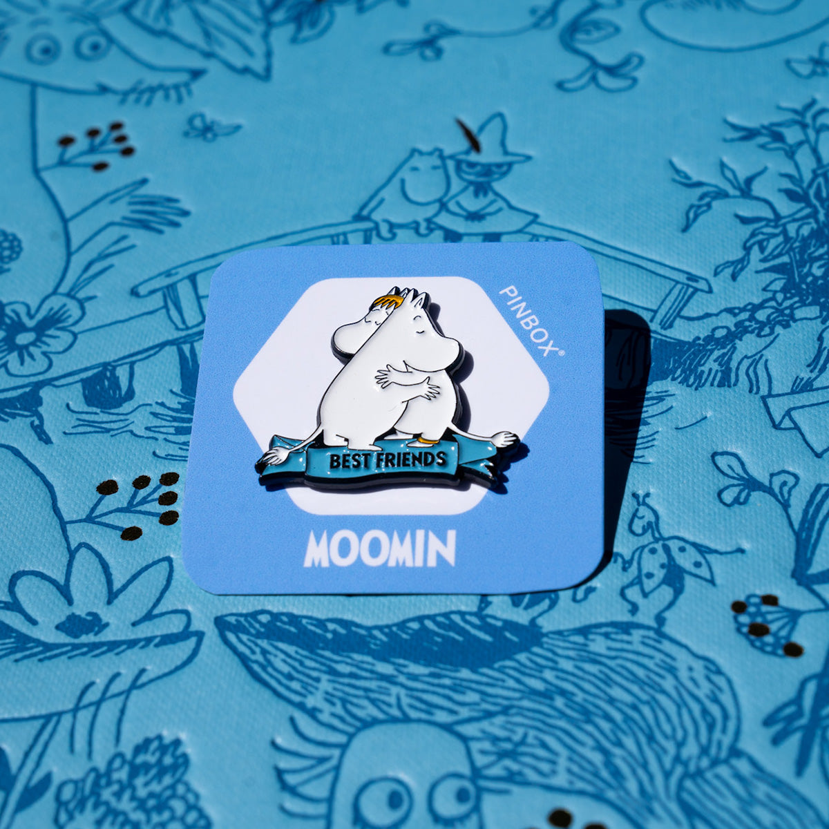 Moomintroll &amp; Snorkmaiden Best Friends Pin