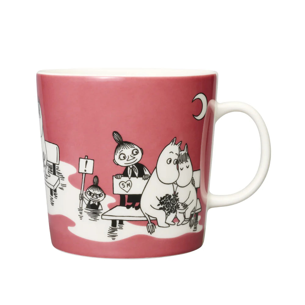 Moomin Green & Rose Mugs 0.4 L Bundle