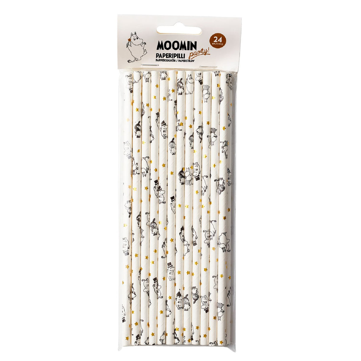 Moomin Paper Straws Party 24 pcs