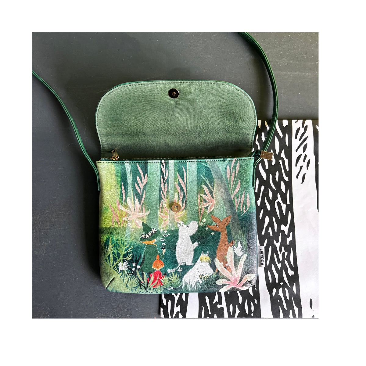 Moomin Mini Bag Forest Green