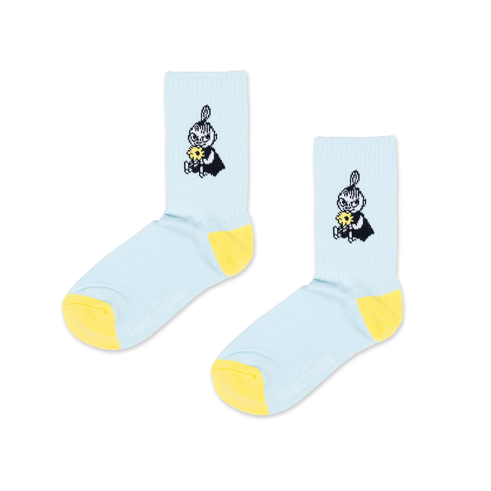Moomin Socks Retro Happy Little My Light Blue