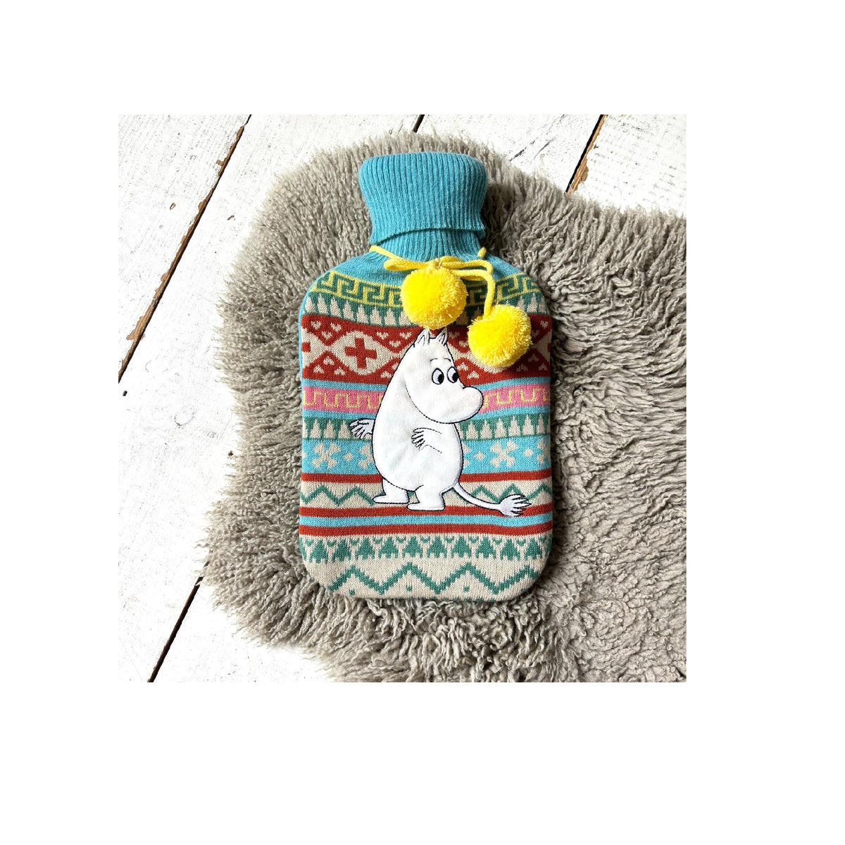 Moomin Hot Water Bottle  Fair Isle