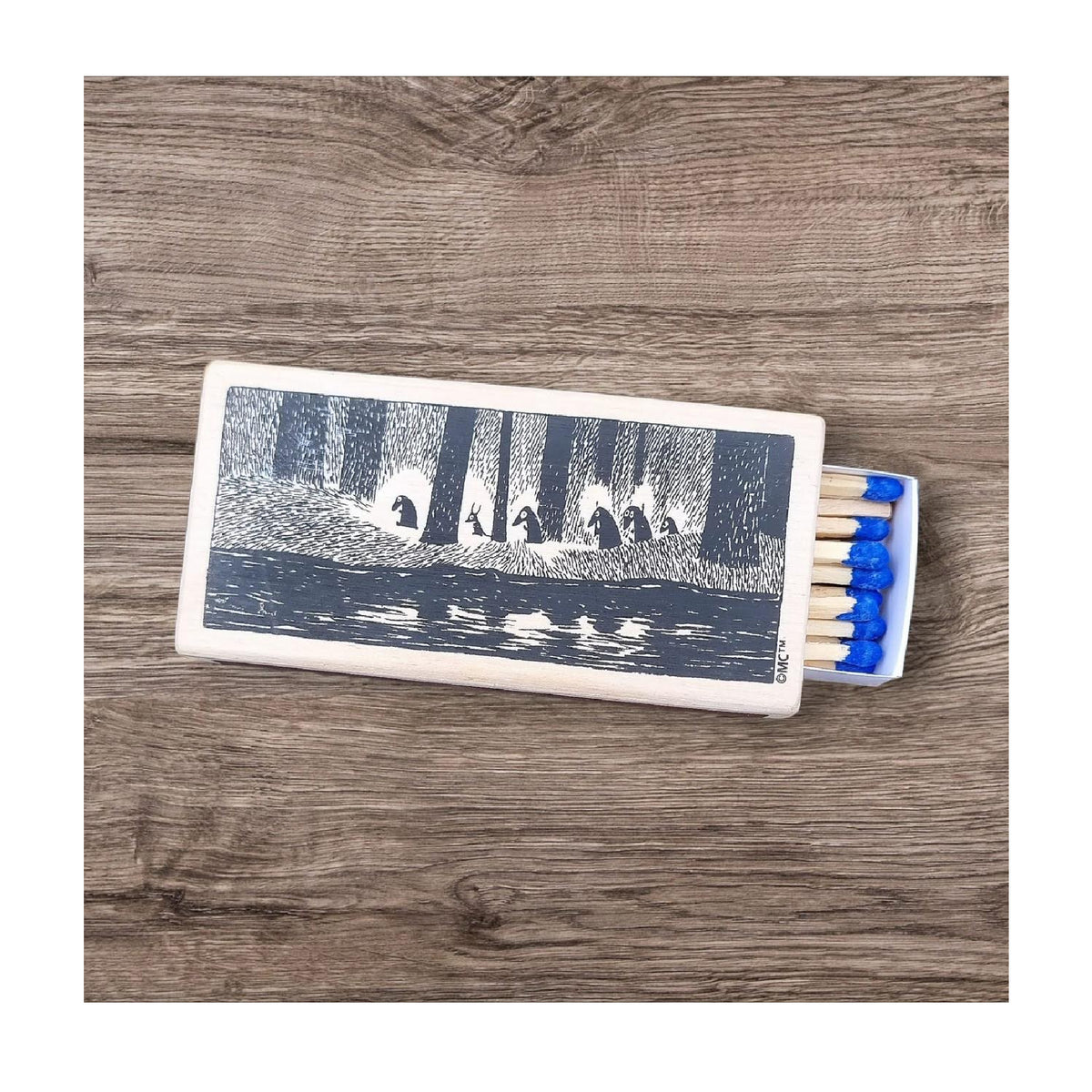 Moomin Wooden Matchbox Torchlights