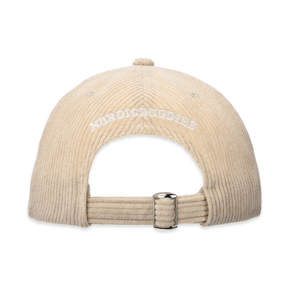 Cap Adult White Corduroy