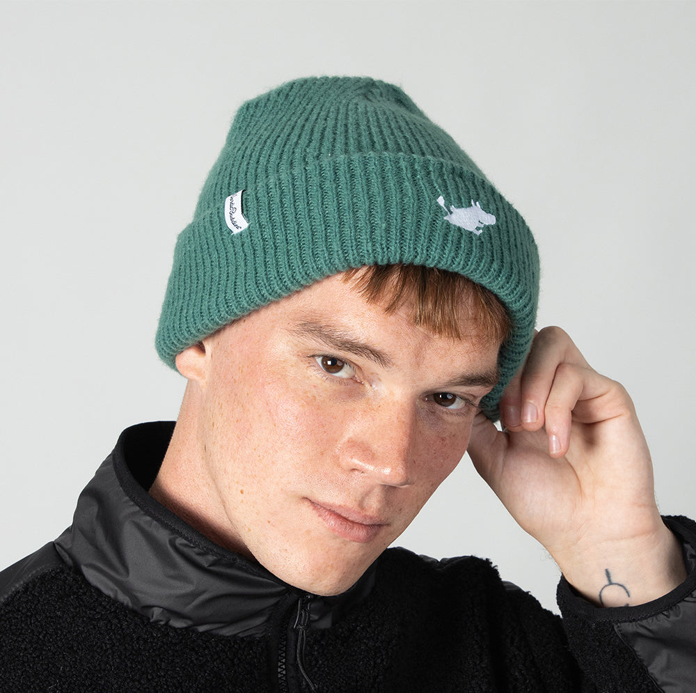 Beanie Adult Moomintroll Running Green