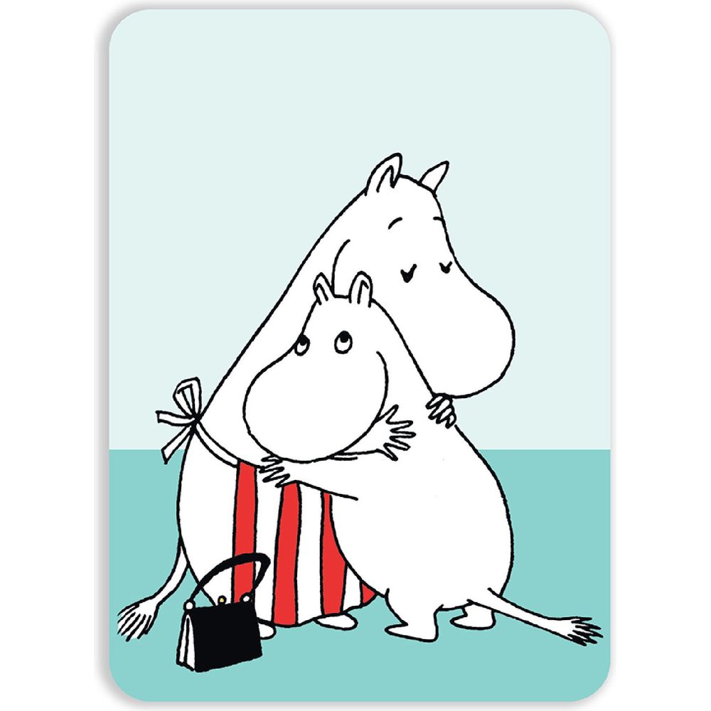 Postcard Moominmamma and Moomintroll Hugging