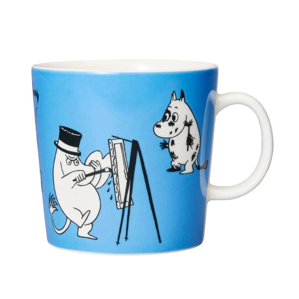 Moomin Blue & Yellow Mugs 0.4 L Bundle