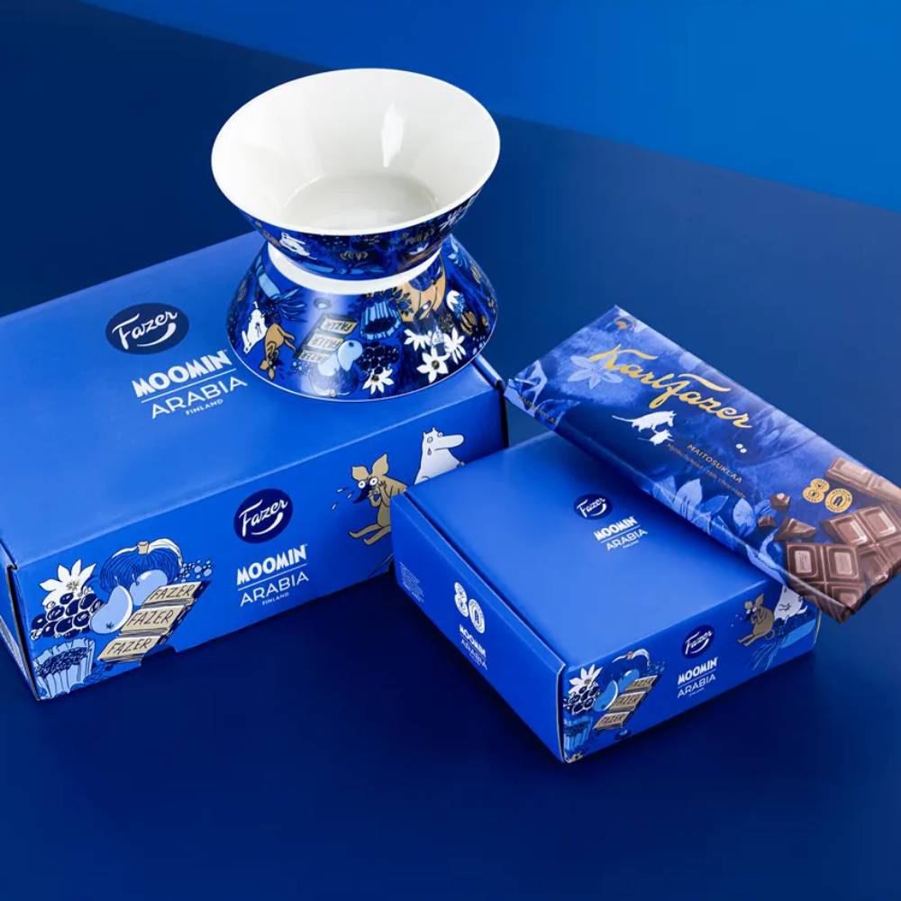 Moomin 80 Anniversary Bowl & Chocolate - The Official Moomin Shop