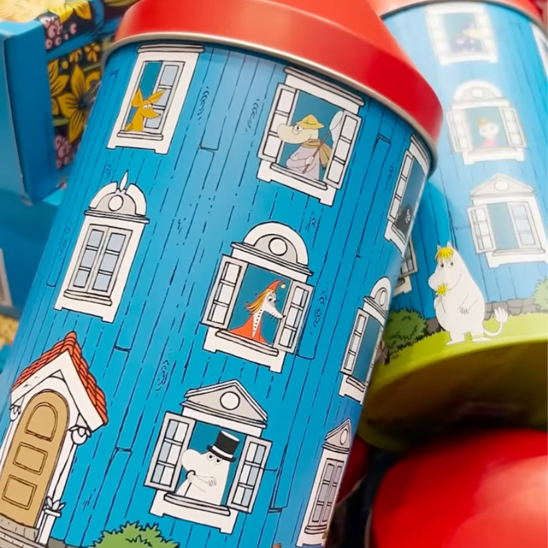 Moominhouse Creamy Fudge In Tin by Fazer
