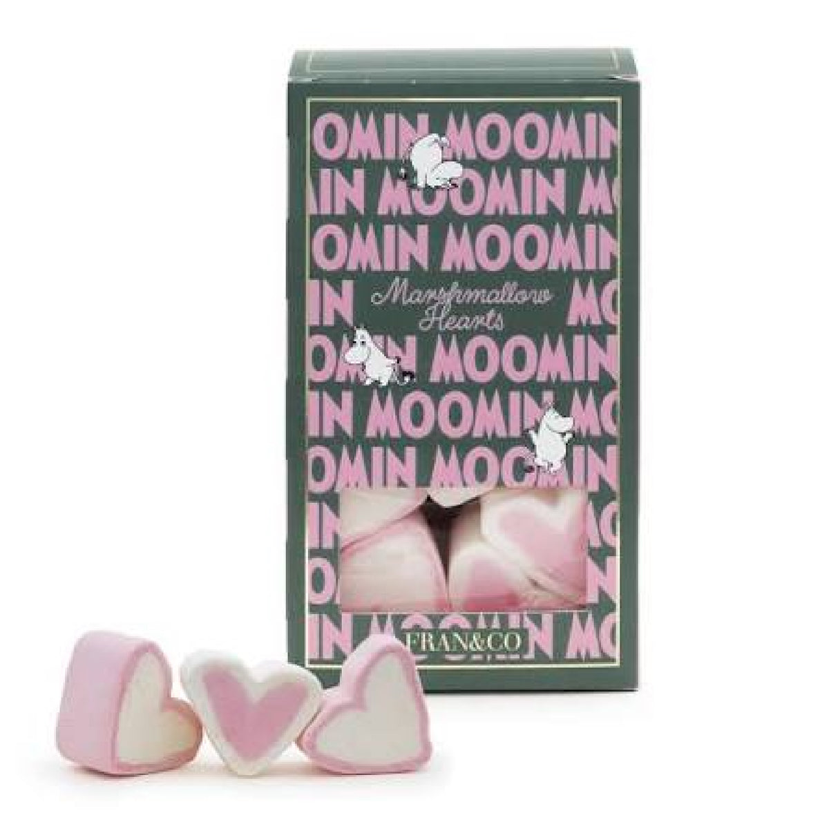 Moomin Marshmallow Vanilla Hearts 55 g