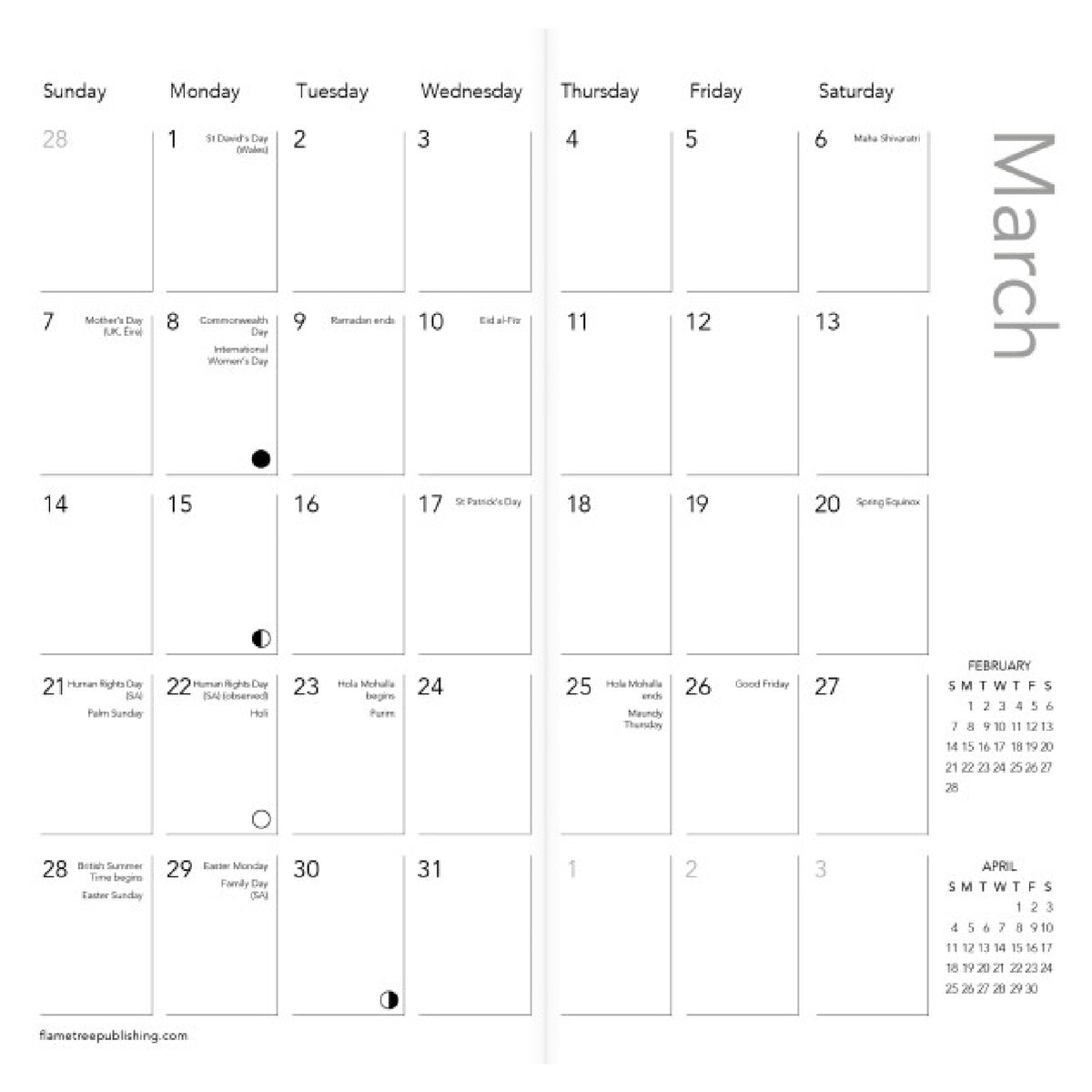 Moomin 2027 Year Planner - Month to View