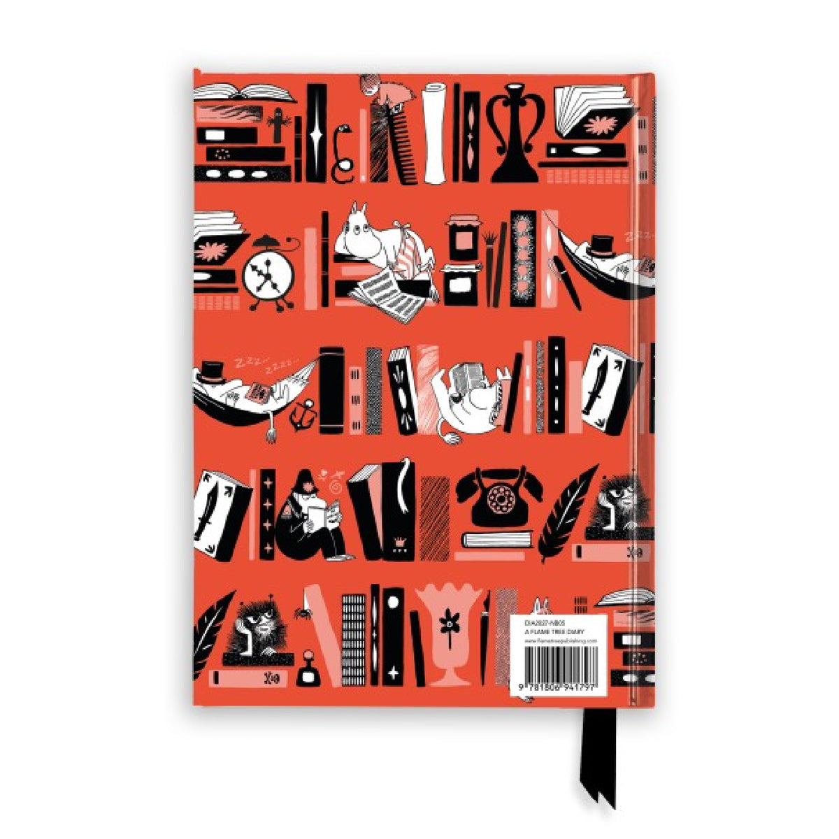 Moomin Bookshelves Luxury Diary Planner 2027 - Page To View