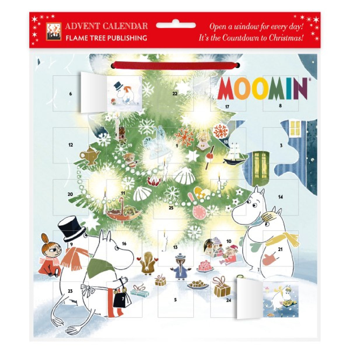Moomin Christmas Comes To Moominvalley Advent Calendar With Stickers