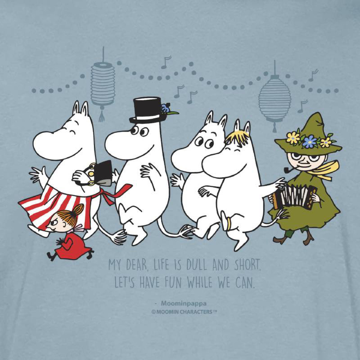 Moomin T-shirt Moomin Family Life Is Dull