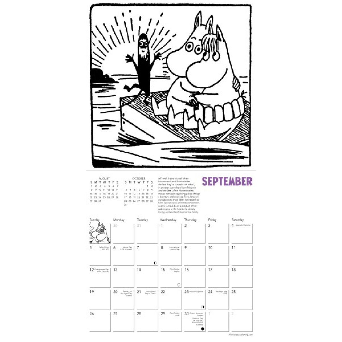 Moomin Mini Wall Calendar 2027 (Art Calendar)