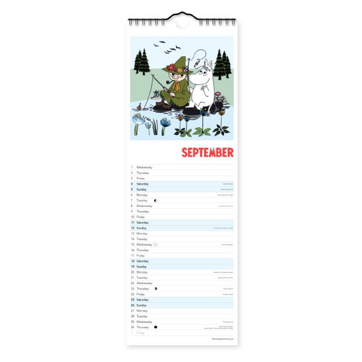 Moomin Slim Calendar 2027 (Art Calendar)