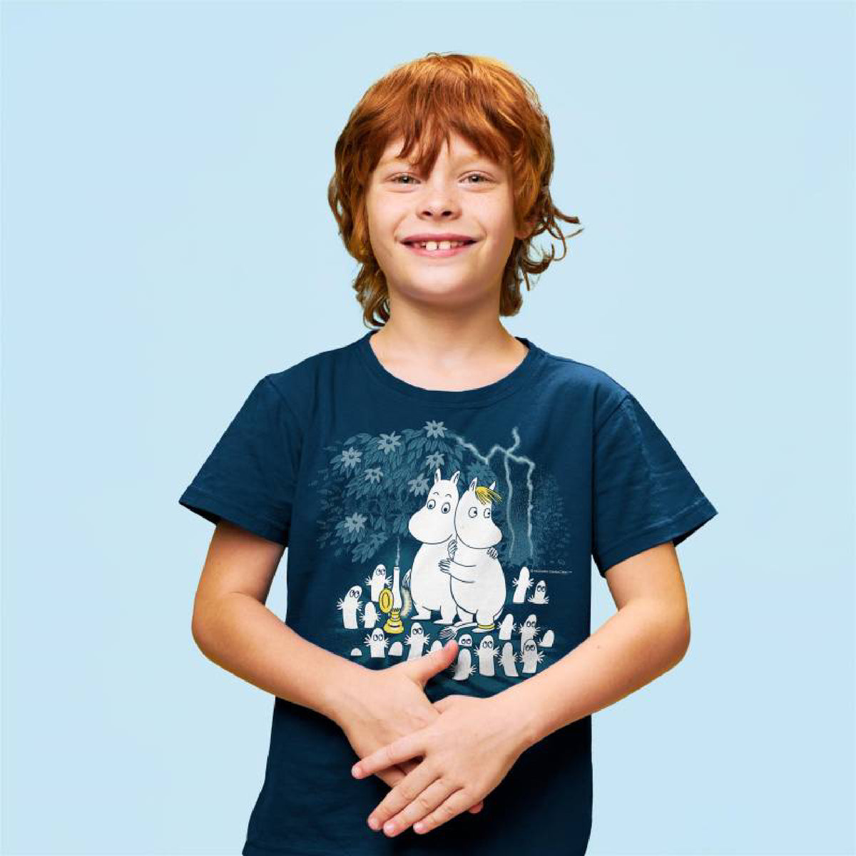 Moomin T-Shirt Kids Moomintroll, Snorkmaiden And Hattifatteners