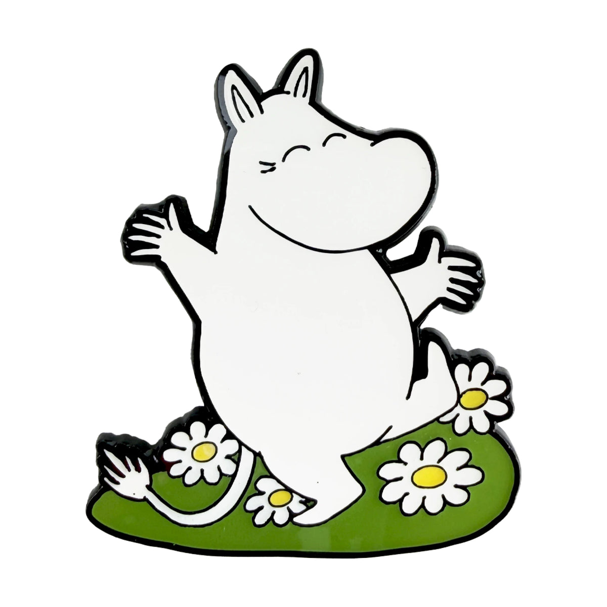 Moomin Metal Magnet Moomintroll Dancing
