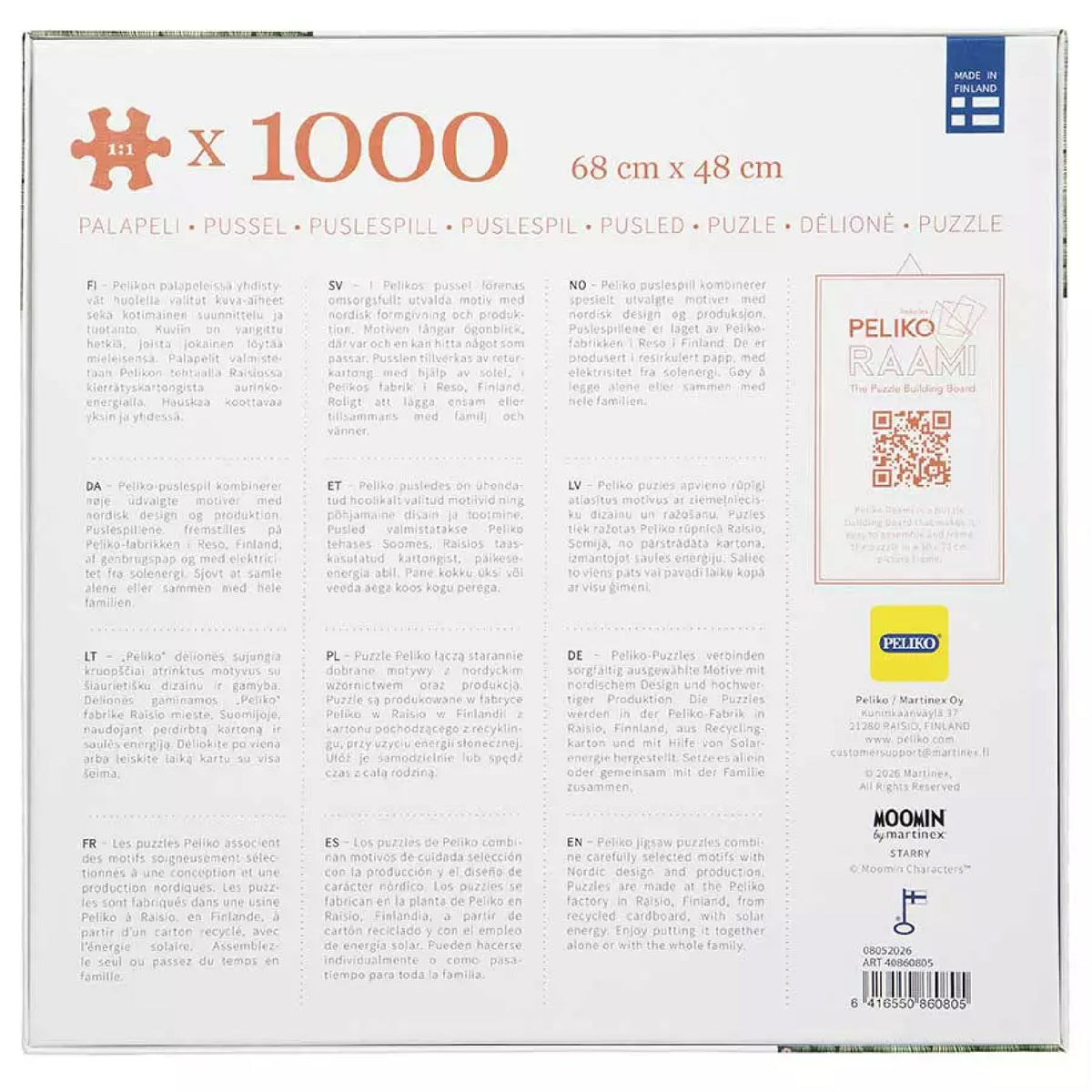 Moomin Starry Night Jigsaw Puzzle 1000 Pieces