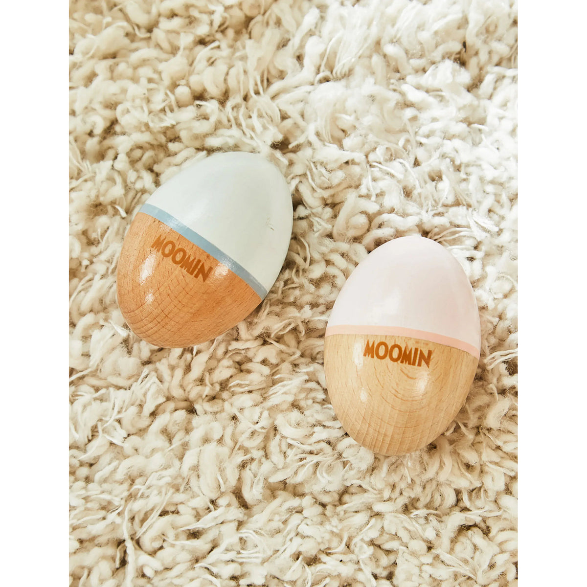 Moomin Egg Shaker Blue Or Pink