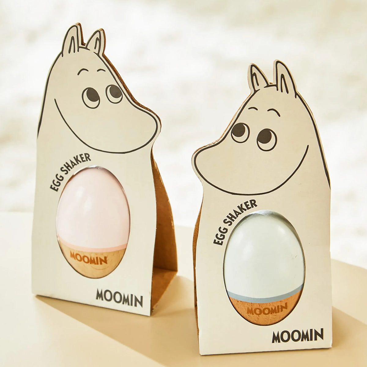 Moomin Egg Shaker Blue Or Pink