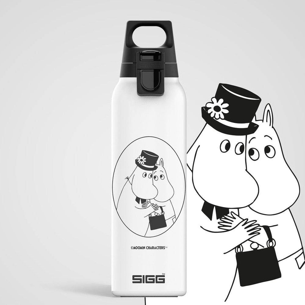 Moomin Hot &amp; Cold One Light Together Bottle White 0.55 L