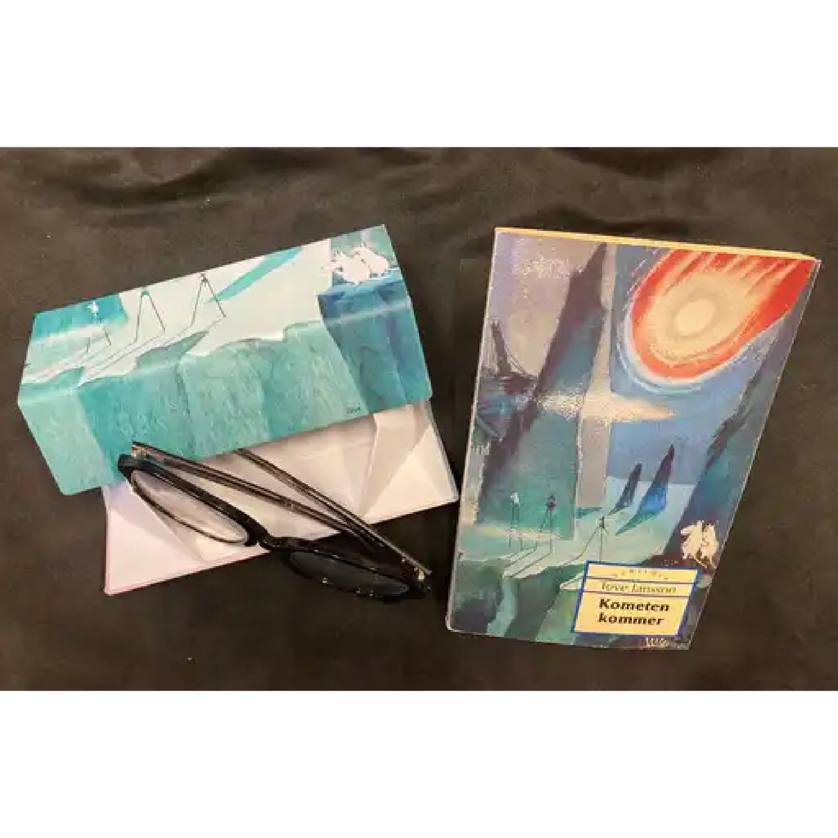Moomin Eye Glass Case Comet In Moominland
