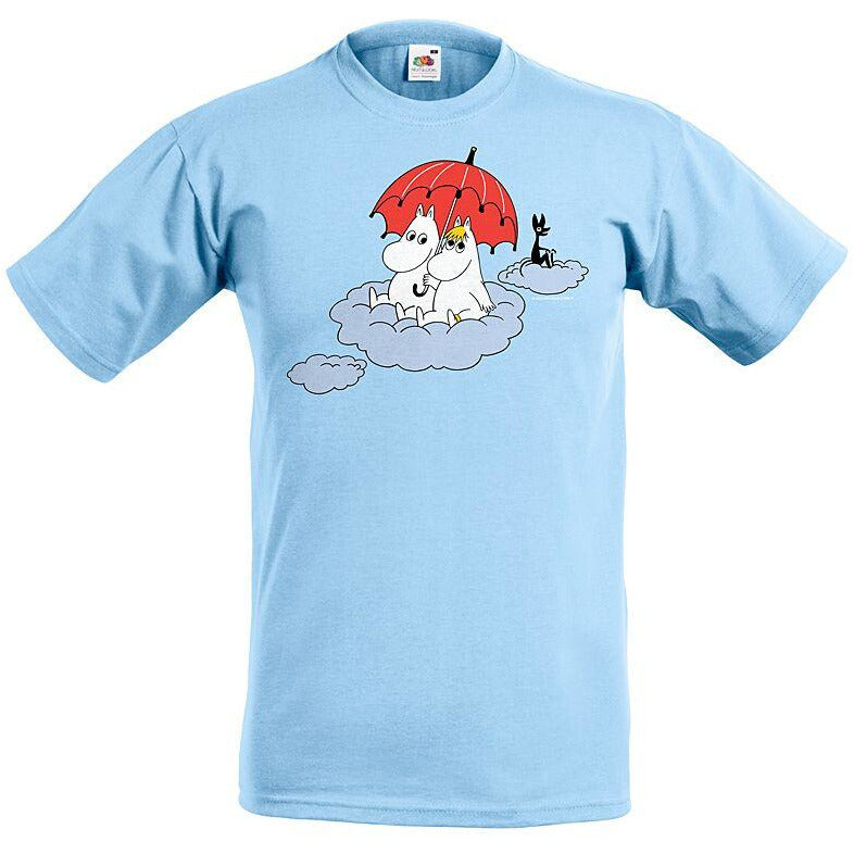 Moomin T-Shirt kids Moomin on the cloud Blue - .