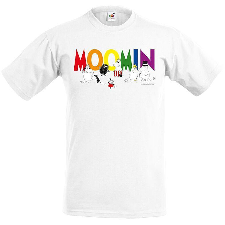 Moomin T-Shirt Logo + Figures - .