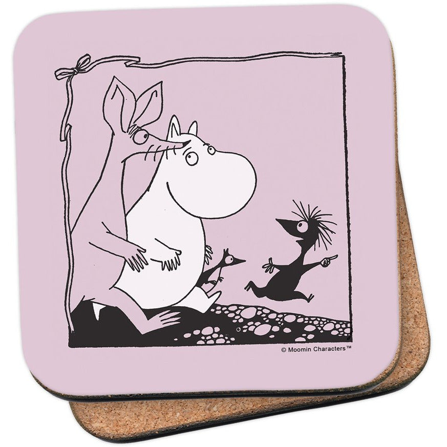 Coaster Sniff And Moomintroll Lilac - .