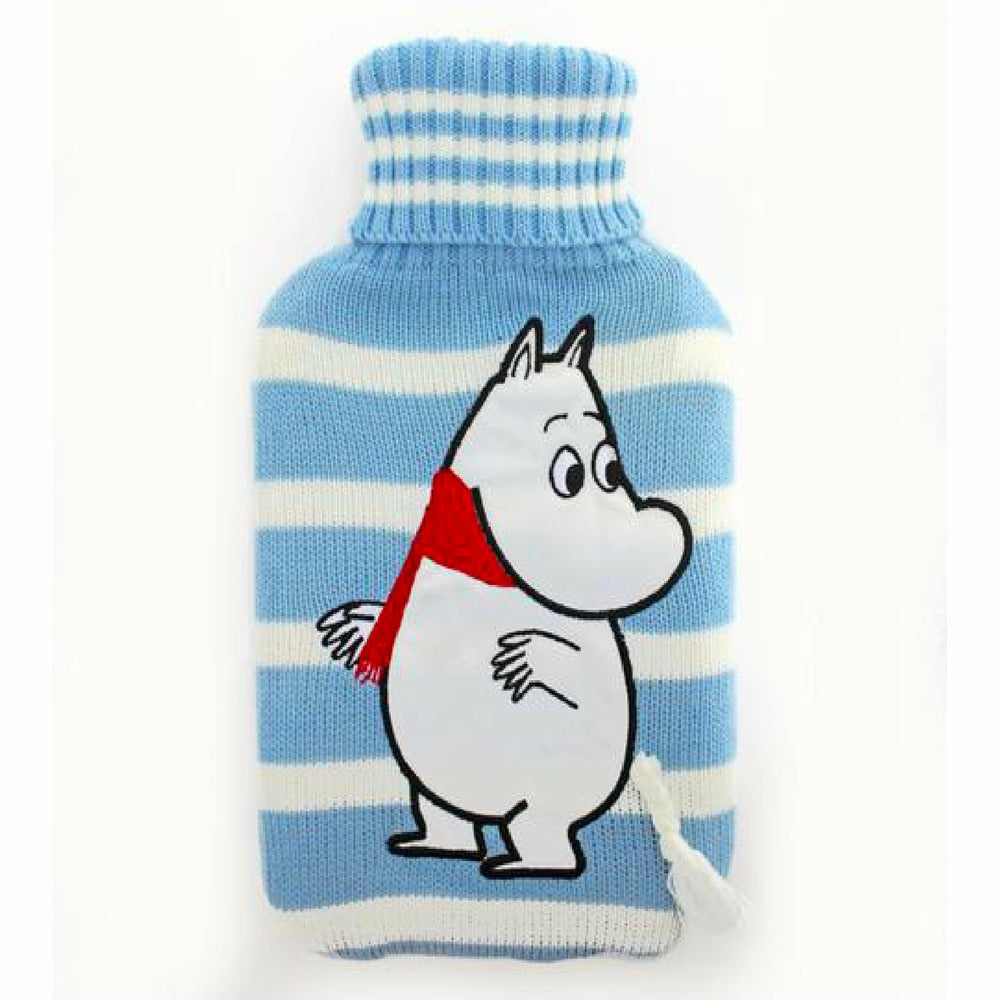 Moomin Hot Water Bottle Stripy Moomintroll