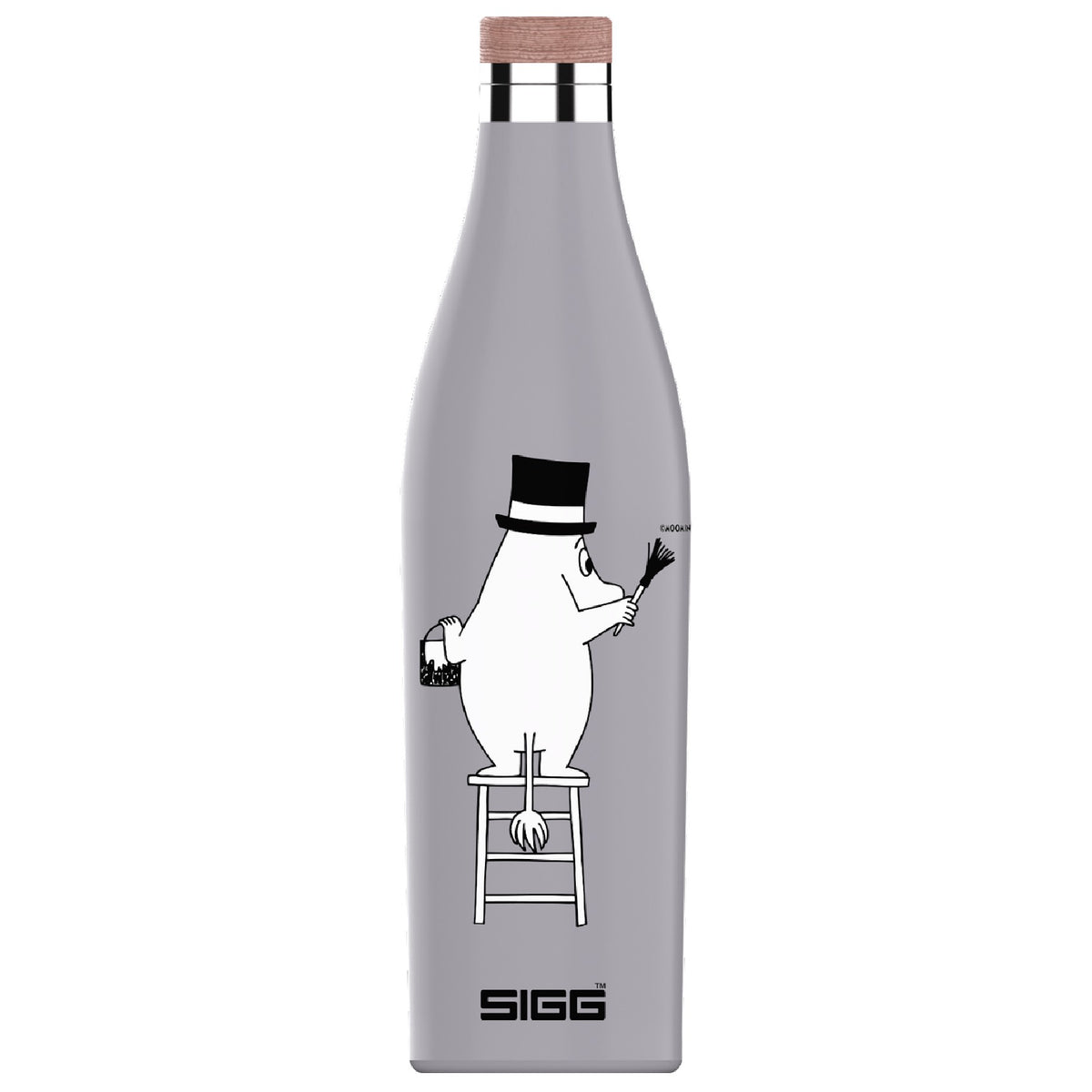 Moomin Meridian Artist Bottle Grey 0.7L