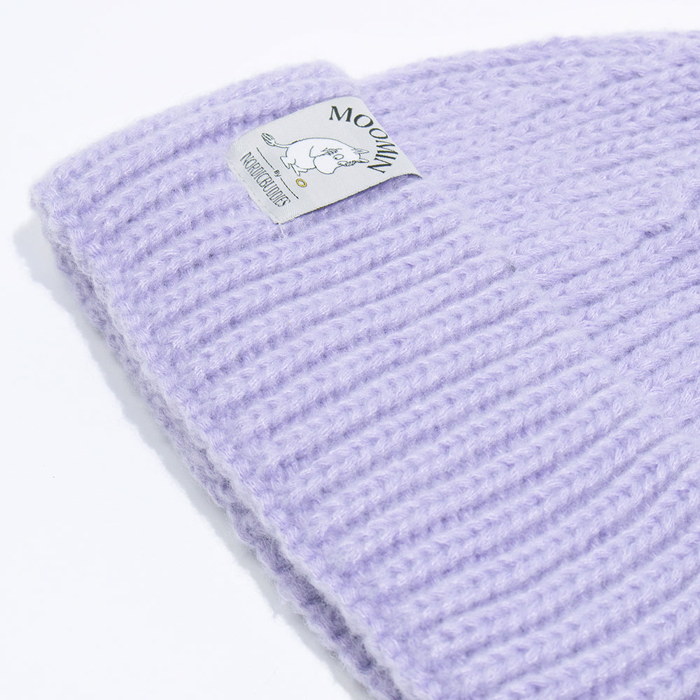 Beanie Adult Moomintroll Lilac Thick Winter