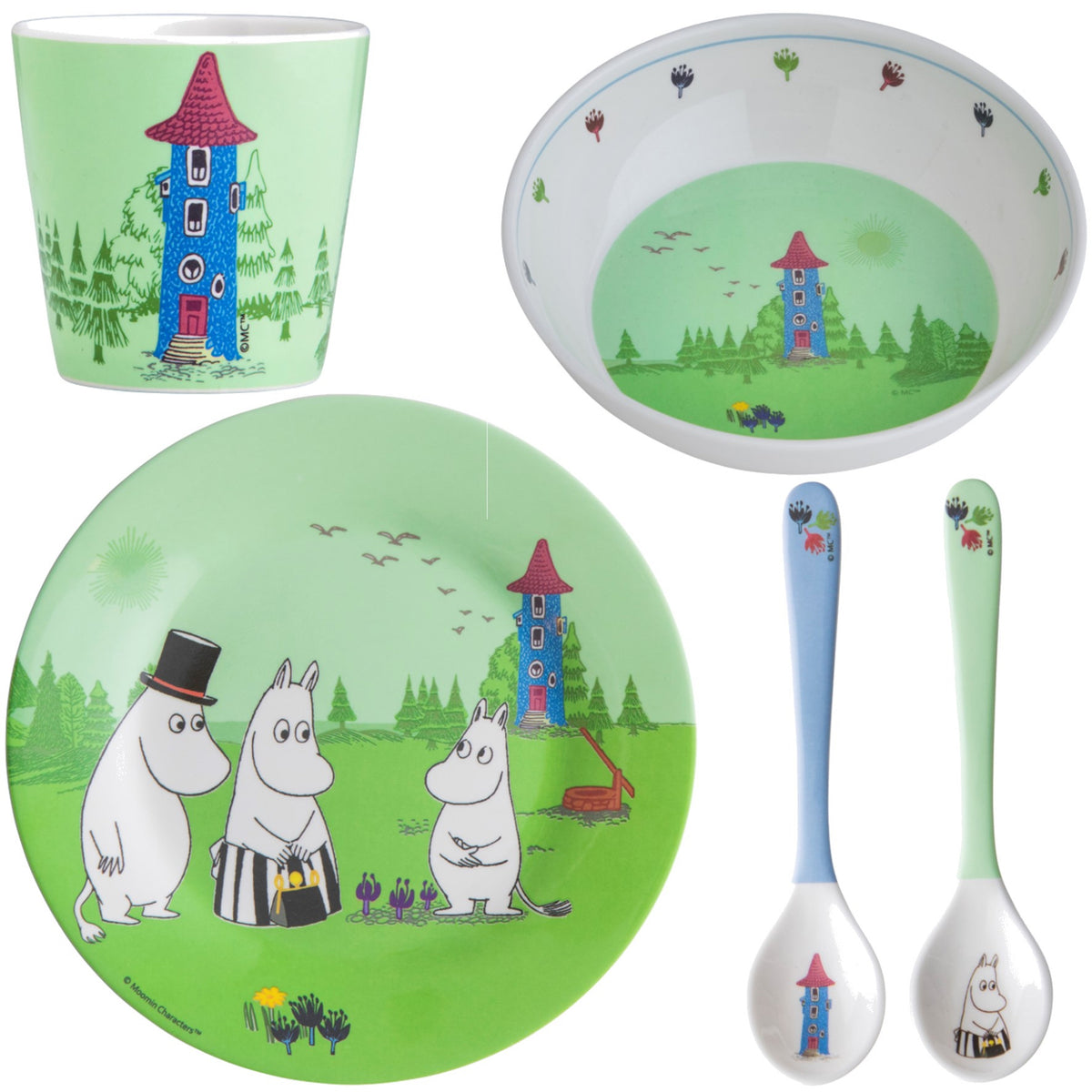 Moomin House Set 5 Pieces