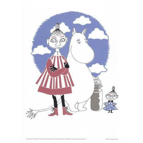 Poster Moomin, Mymble And Little My small - .