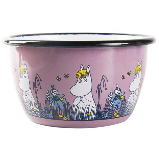 Moomin Enamel Bowl Friends Snorkmaiden Pink 0.3 L - .