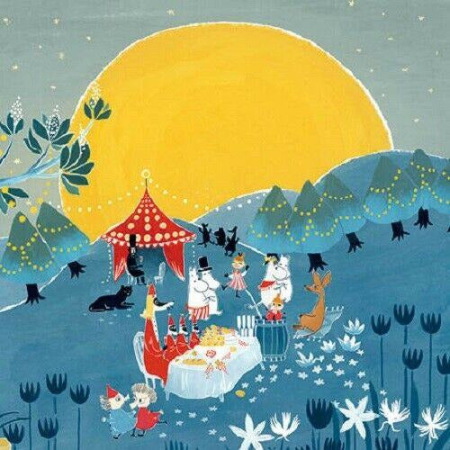 Greeting Card Moon Party - .