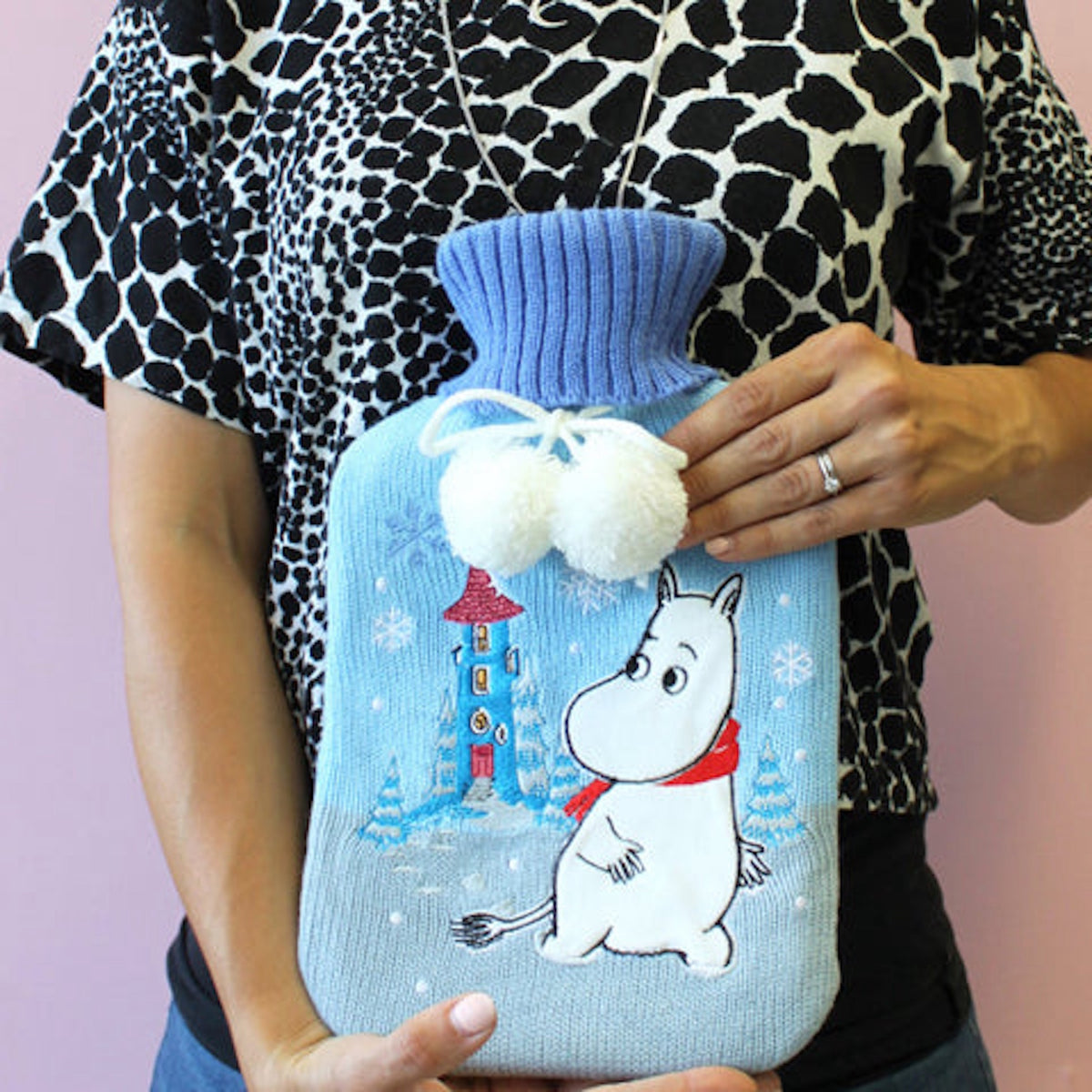 Moomin Hot Water Bottle Snow