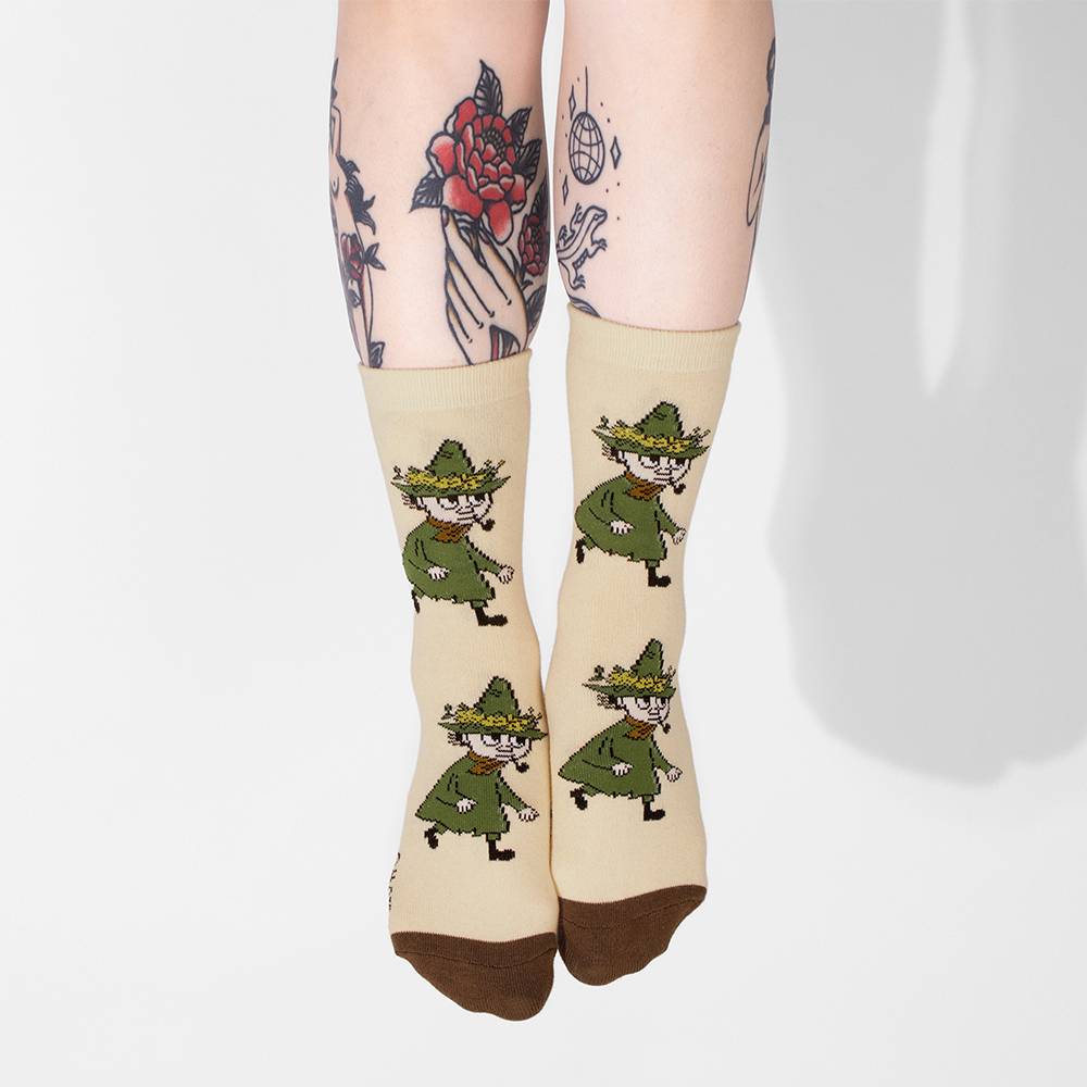 Moomin Socks Snufkin Beige