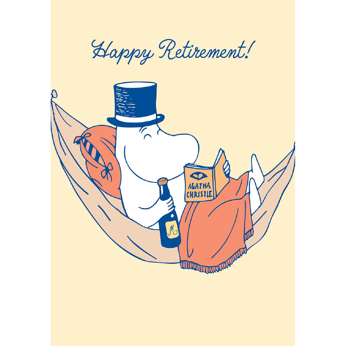 Greeting Card Happy Retirement! Moominpappa